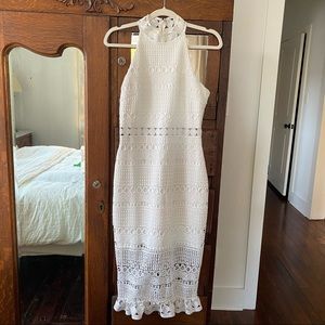 Two Sisters White Rivers Midi Dress